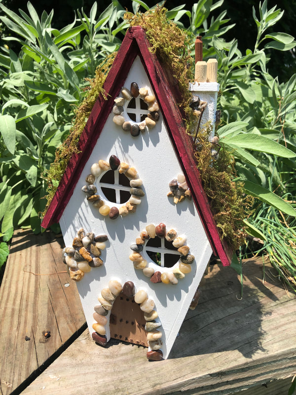 Handcrafted fairy cottage.