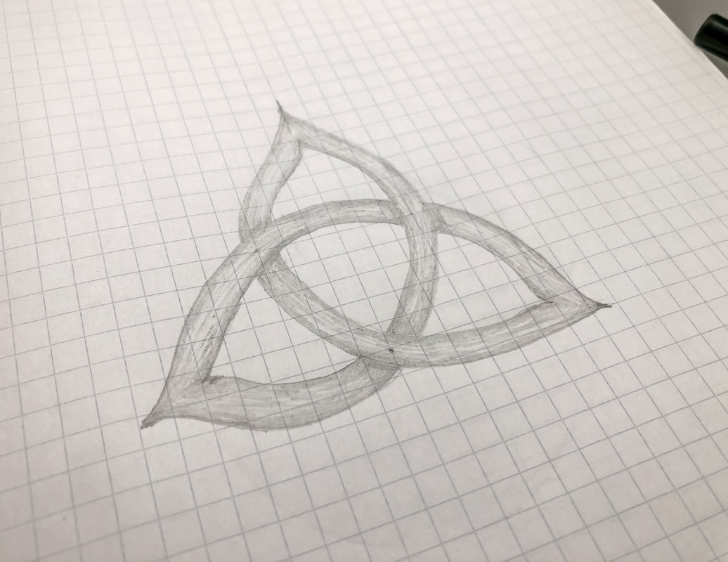 Triquetra pencil sketch