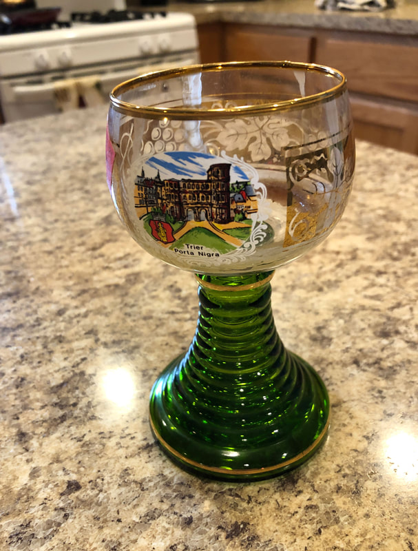 Thrifted goblet from Germany.
